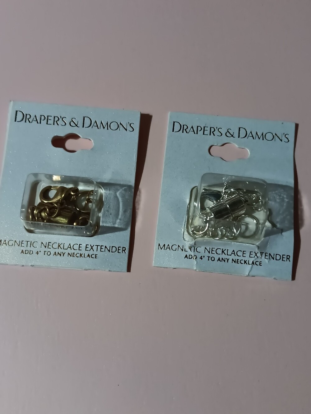 Draper's & Damon Magnetic Necklace Extender - Gold & Silver